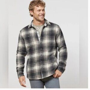 NWOT Johnnie-O Jerome Plaid Shacket Size Medium Casual